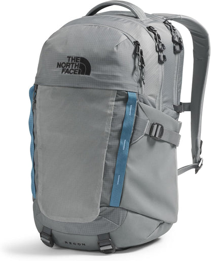 THE NORTH FACE Recon Everyday Laptop Backpack | Daypack with Water Repellent Finish, 16" Laptop Sleeve, 2 Water Bottle Pockets, Concrete, One Size