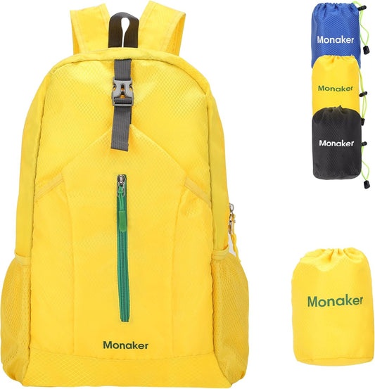 Ultralight 20L Foldable Backpack, Multi-Pocket Design, Compact to Palm-Sized, Ideal for Hiking, Travel & Daily Use