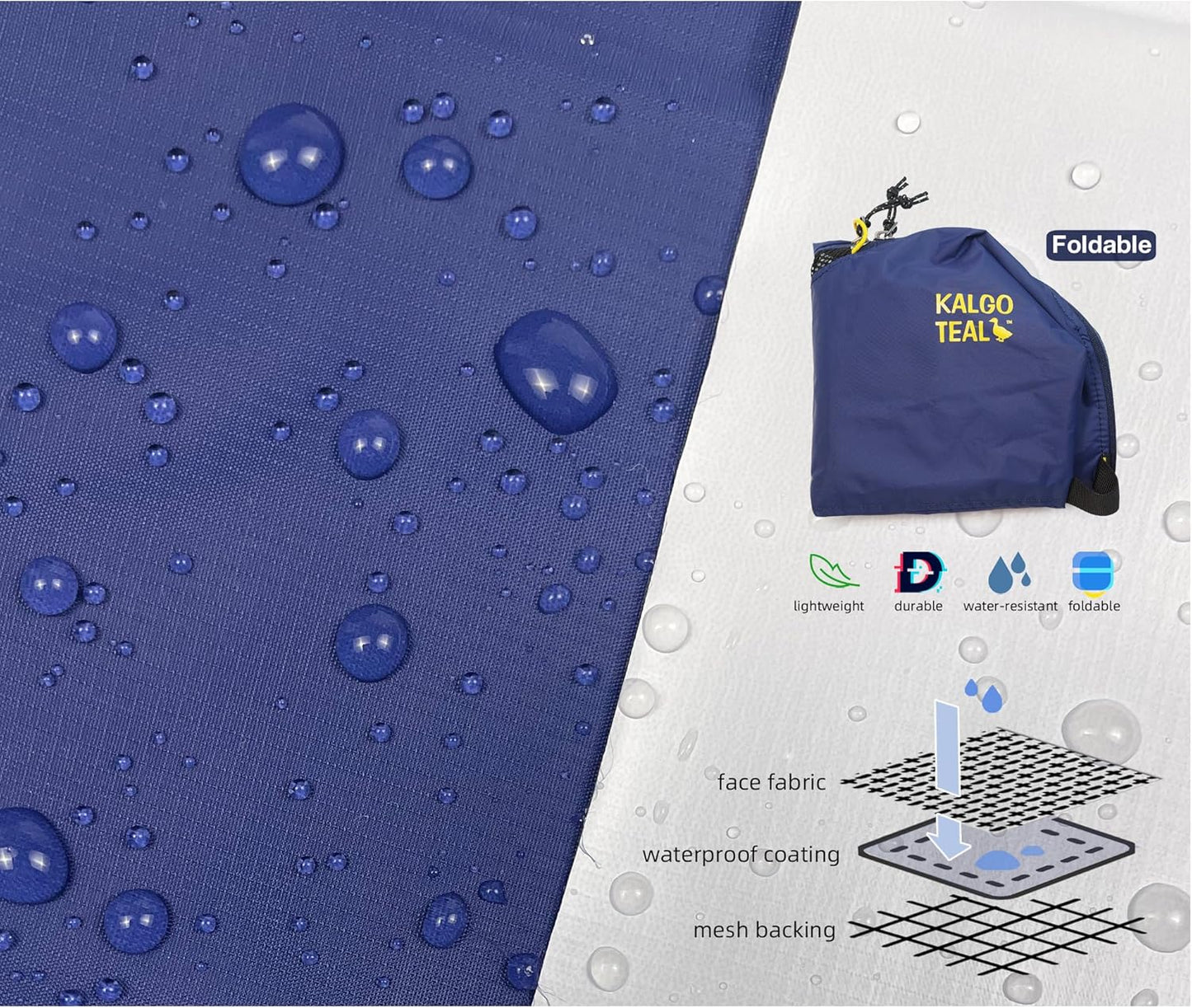 Ultralight Travel Shoe Bag 15L, Fits 2 Pairs Shoes, Large Water-Resistant Packing Cube.