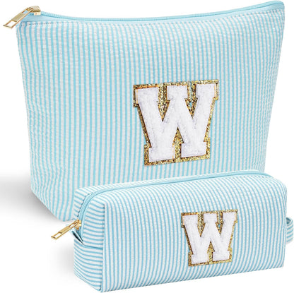 YOOLIFE Gifts for Women Her, Makeup Bag Make Up Bag Pouch Cosmetics Organizer Bag Cute Makeup Bag Skincare Bag Personalized Best Friend Wife Birthday Gift Graduate Gifts for Her W