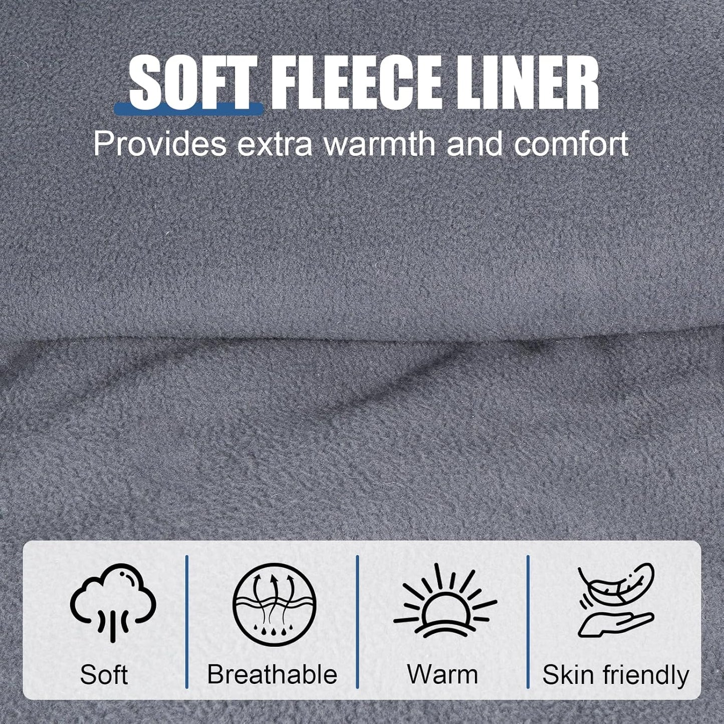 REDCAMP Sleeping Bags for Adults, Fleece Warm Sleeping Bag 3-4 Season Comfortable for Hiking Traveling & Outdoor Activities