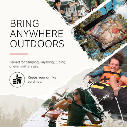 Rodent Proof Bear Bags - Ultralight Stainless Steel Mesh Bag for Camping Food Storage - Sturdy and Rust-Resistant Sack with Lock and Grommet For Easy Hanging