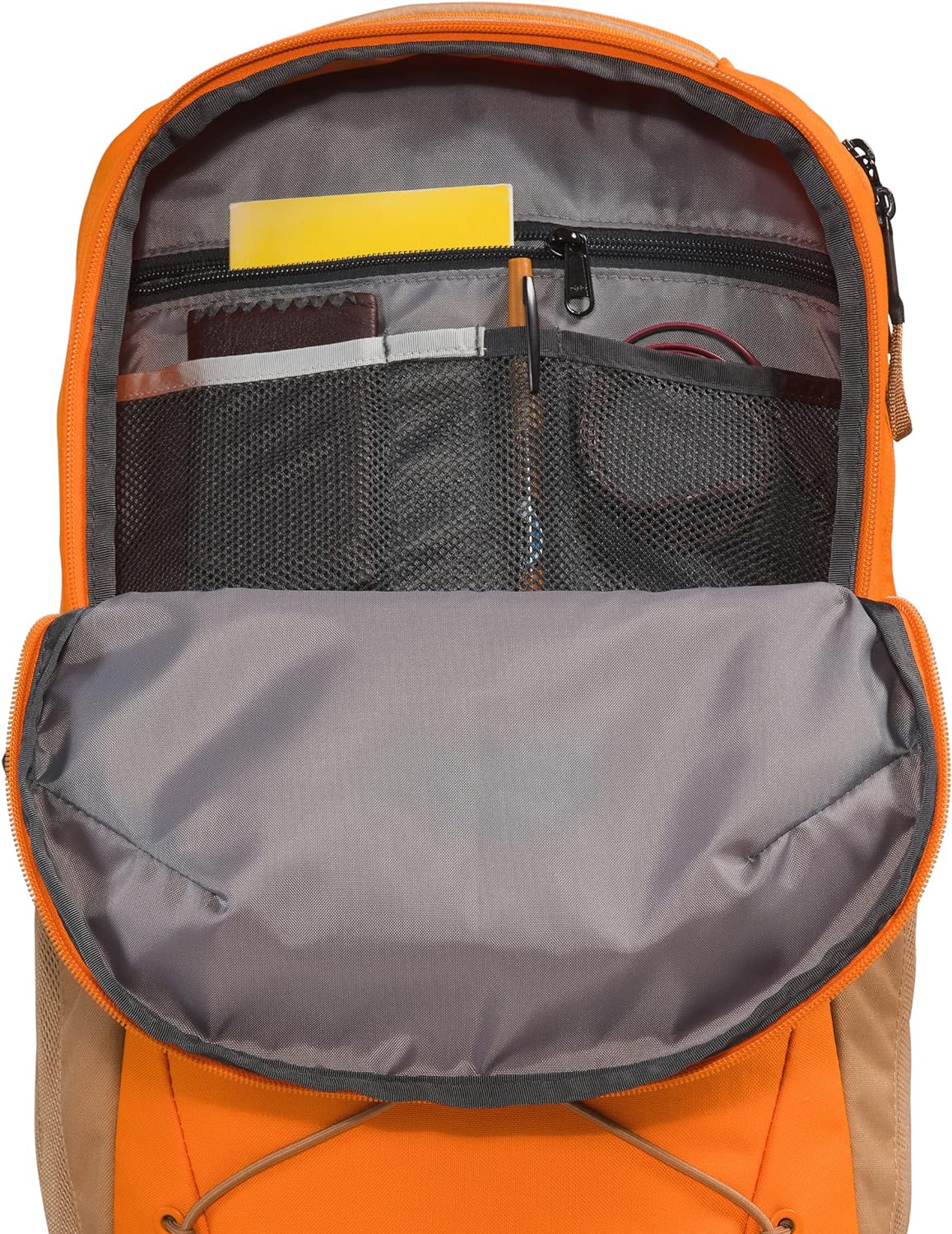 The North Face Jester Everyday Laptop Backpack, Mandarin/Almond Butter, One Size