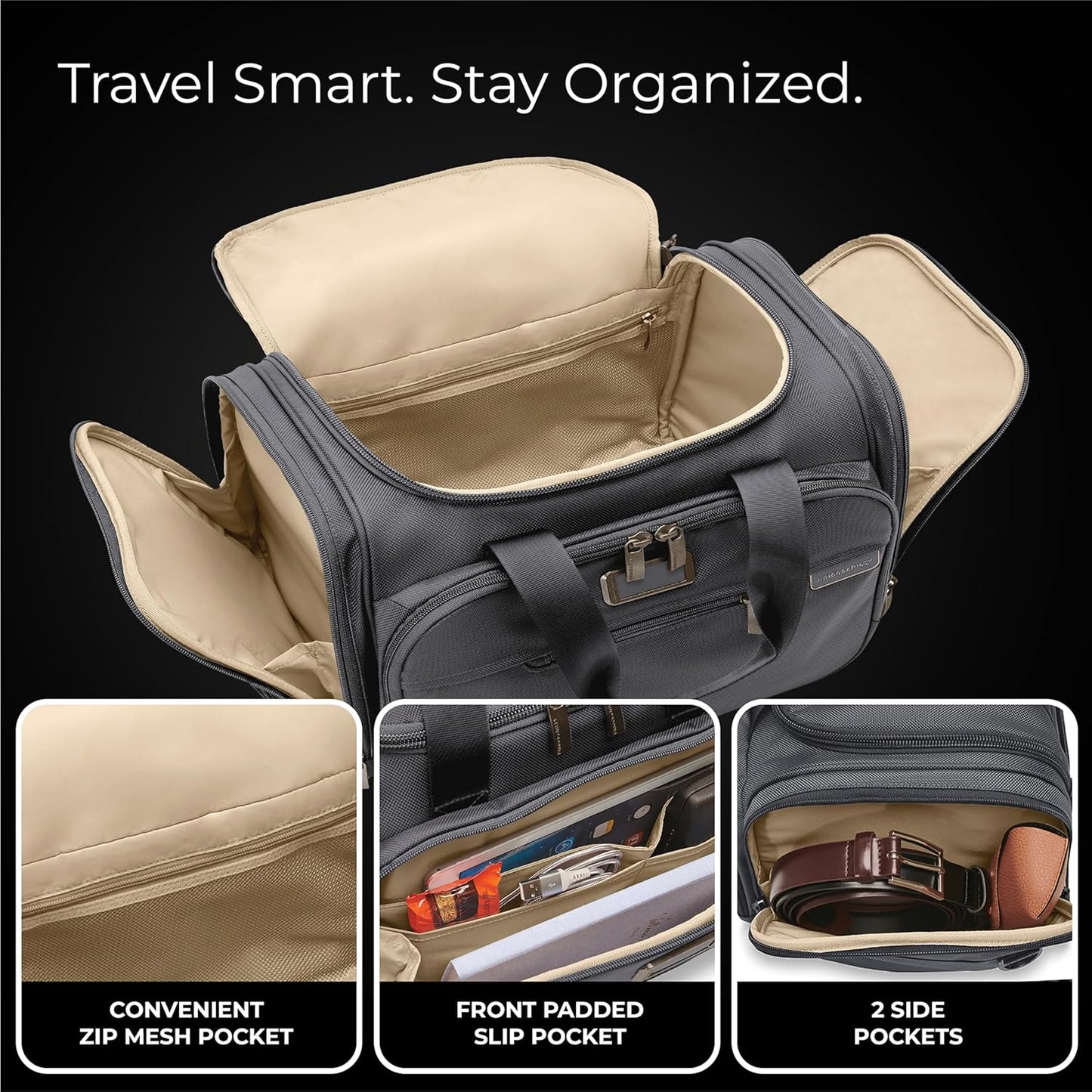 Briggs & Riley Travel Duffel Bag - Weekender & Overnight Luggage for Women & Men, Softside Bag