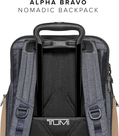 TUMI - Alpha Bravo Nomadic Backpack - Men's Durable Carry On Bag - 18.8" X 15.0" X 9.0" - Fits up to 15" Laptop - Black