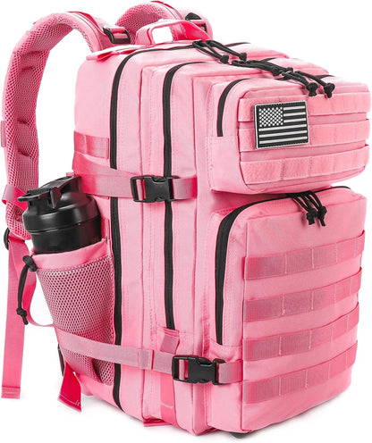 LHI Military Tactical Backpack for Men and Women 45L Army 3 Days Assault Pack Bag Large Rucksack with Molle System