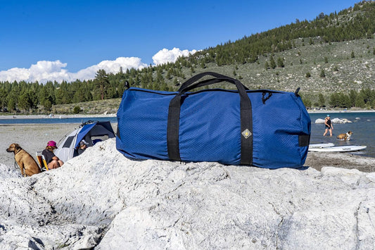 North Star Sports Foldable Duffle Bag for Travel, Gym & Outdoor Camping | Tough and Packable Sport Equipment Bag & Gear Organizer | Heavy Duty Large Duffel Bags for Traveling