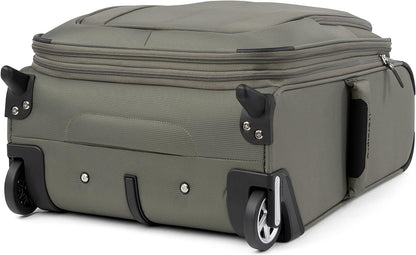 Travelpro Maxlite 5 Softside Expandable Upright 2 Wheel Carry on Luggage, Lightweight Suitcase, Men and Women, Slate Green, Carry On 20-Inch