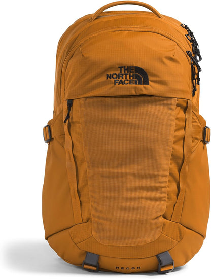 THE NORTH FACE Recon Everyday Laptop Backpack | Daypack with Water Repellent Finish, 16" Laptop Sleeve, 2 Water Bottle Pockets, Timber Tan, One Size