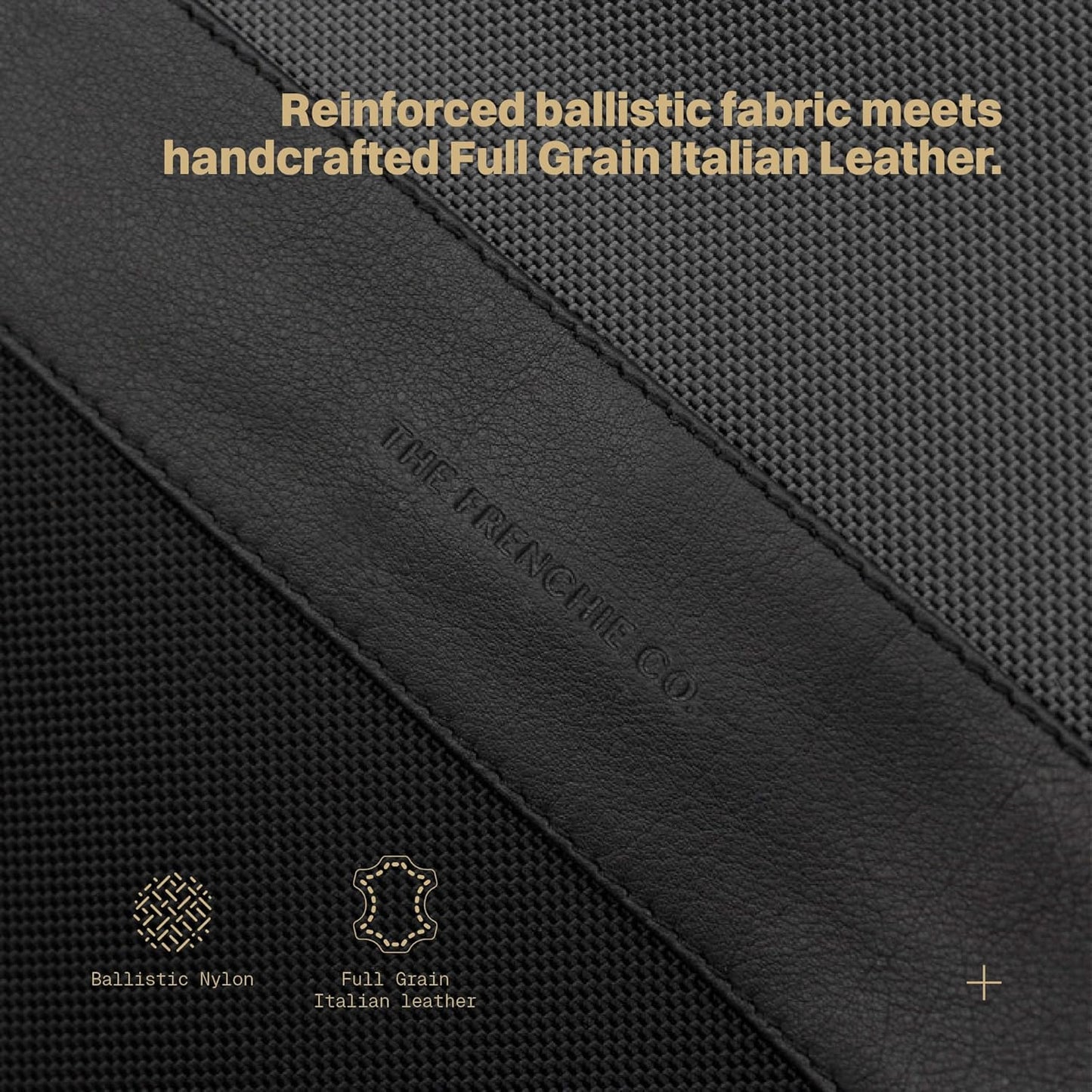 The Frenchie Co. - Super Light Ballistic Speed Backpack - Expandable Lightweight Design - Anti-Theft Magnetic Closure - Self-Adjusting Comfort Straps - Water-Resistant Ballistic Nylon