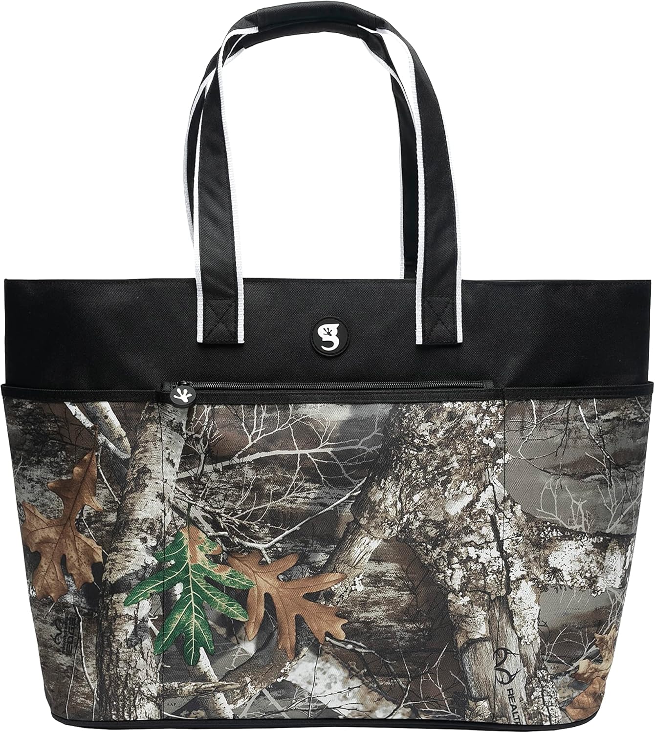 geckobrands Oversized Beach Tote – Large and Stylish Beach Bag with 4 Exterior Pockets and Zippered Internal Compartment