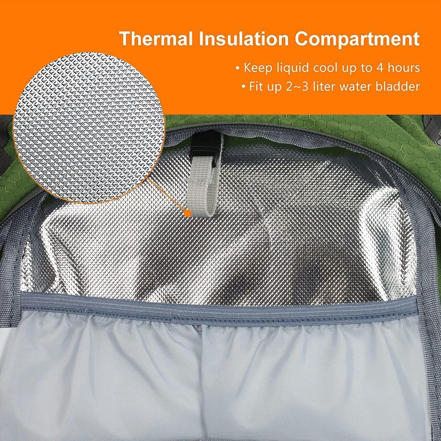 Hiking Daypack Waterproof Biking Backpack 15L Lightweight Durable Backpack for Ski Snowboarding Running MTB Cycling