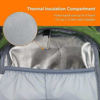 Hiking Daypack Waterproof Biking Backpack 15L Lightweight Durable Backpack for Ski Snowboarding Running MTB Cycling