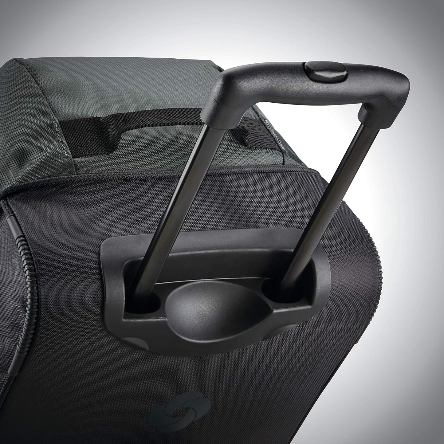 Samsonite Andante 2 Wheeled Duffel Bag – 22-Inch Durable Rolling Luggage with Inline Skate Wheels, Push-Button Handle & Spacious Compartments – Travel-Friendly and Lightweight - Moss Green/Black