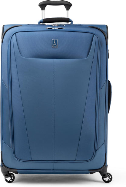 Travelpro Maxlite 5 Softside Expandable Checked Luggage with Spinner Wheels, Lightweight, 29-Inch — Ensign Blue