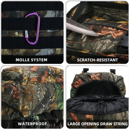 King'sGuard 70L Camping Hiking Backpack Tactical Backpack Military Molle Rucksack Backpack for Outdoor