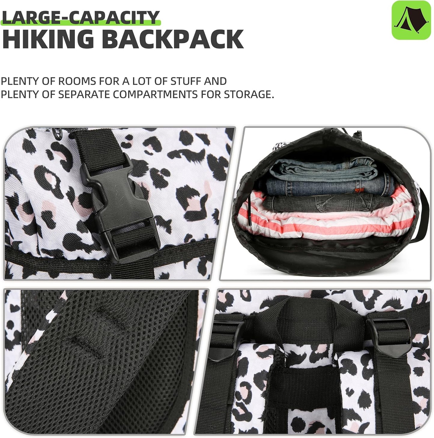 King'sGuard 70L Camping Hiking Backpack Tactical Backpack Military Molle Rucksack Backpack for Outdoor