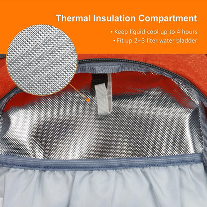 Hiking Daypack Waterproof Biking Backpack 15L Lightweight Durable Backpack for Ski Snowboarding Running MTB Cycling