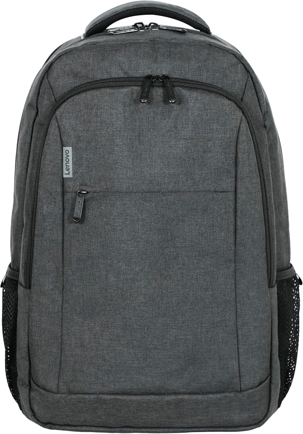 Lenovo B325 Laptop Backpack, Grey, 17-Inch, Water-Resistant Travel Backpack with External USB Port, Anti-Theft Design, Luggage Strap, for Men & Women, Perfect for Work, School, and Travel