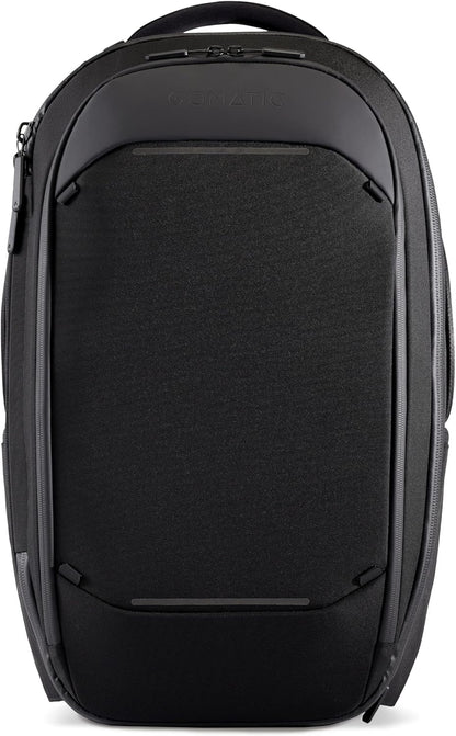 NOMATIC Navigator Travel Backpack - 32L Backpack with Laptop Compartment and 9L Built-In Expansion - Anti-Theft Carry-On Backpack for Travel - Water Resistant Travel Pack (Black)