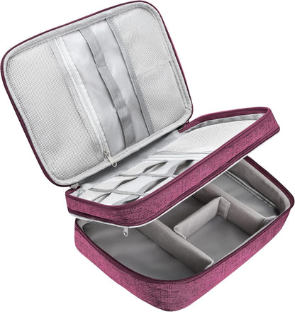 CILLA Electronics Organizer Travel, Travel Cord Organizer Case, Compact Electronics Accessories Bag for Cable, Cord, Charger, Phone