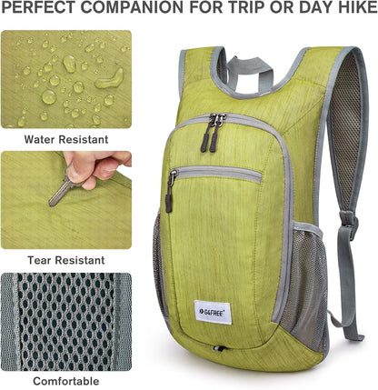 G4Free 10L/15L Hiking Backpack Lightweight Packable Hiking Daypack Small Travel Outdoor Foldable Shoulder Bag