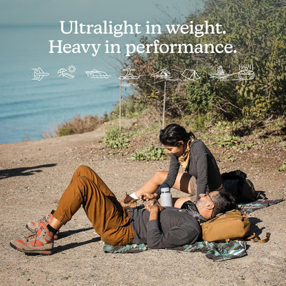 Nomadix Ultralight Towel - Quick Dry & Super Lightweight - Perfect As A Pack Towel to Save On Space - Made with Recycled Materials - Jackson Green - 30"x54"