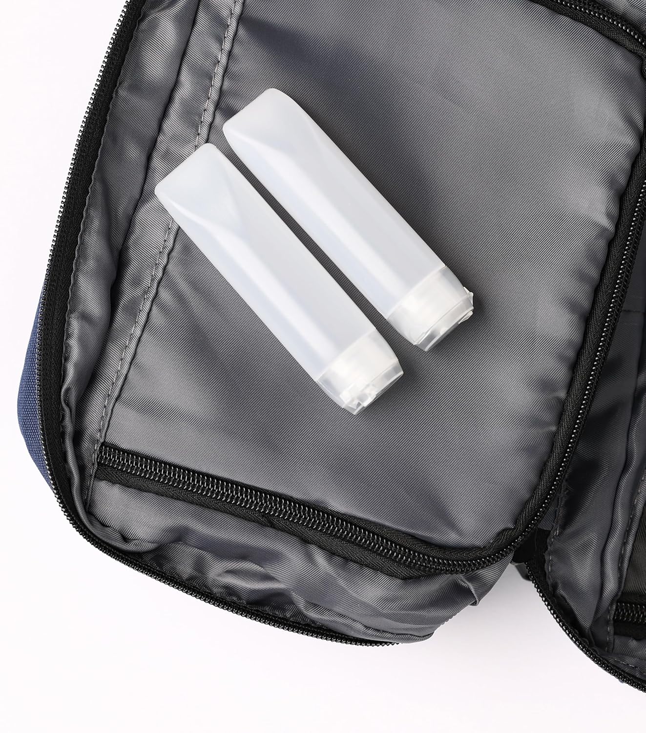 Toiletry Bag for Men & Women with 2 Reusable Bottles | Durable & Stylish Travel Toiletry Bag with Hanging Hook - Ample Storage Hanging Toiletry Bag