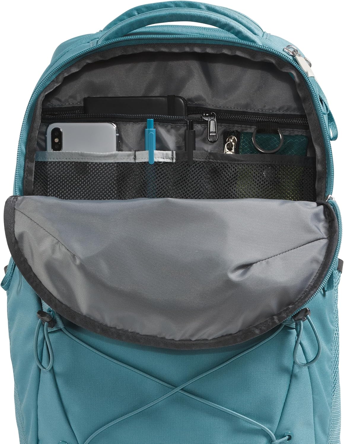 THE NORTH FACE Jester Everyday Laptop Backpack, Algae Blue/TNF White, One Size