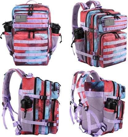 LHI Military Tactical Backpack for Men and Women 45L Army 3 Days Assault Pack Bag Large Rucksack with Molle System