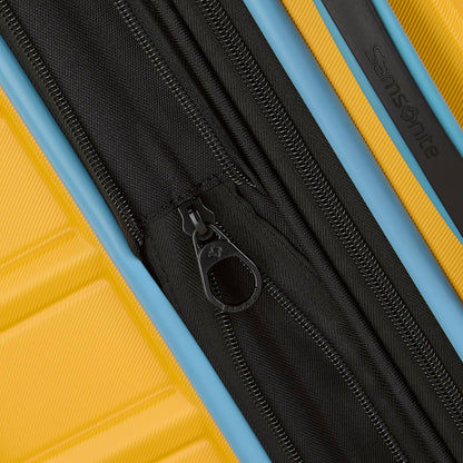 Samsonite Omni 2 Hardside Expandable Luggage with Spinner Wheels, 2-Piece Set (19/24), Sunflower Yellow