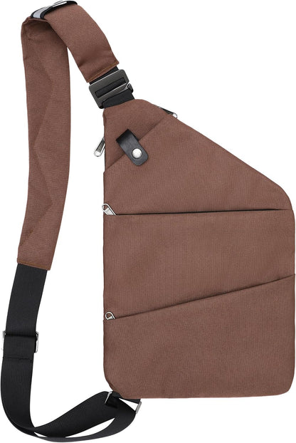 Anti Theft Crossbody Travel Bags for Women Men Cross Body Slim Sling Handbags with S Hook Antitheft