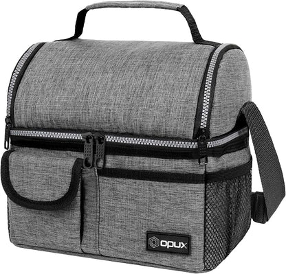 opux Lunch Box for Men, Adult Lunch Box Cooler, Insulated Lunch Bag Women by OPUX