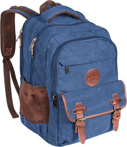 Ama Dablam Premium Original Canvas Backpack/ 17”Laptop/XL-30L/ Many Pockets | Strong Zippers | Thick Cotton | College Travel