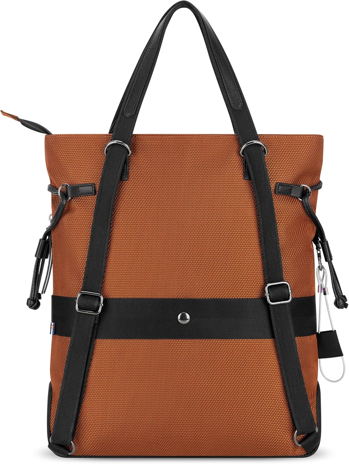 Sherpani Tempest, Anti Theft Convertible Backpack Tote, 14L Travel Backpack, Travel Gifts for Women, Handbags, RFID Protection, Metal Hardware, Fits 15” Laptop (No Sleeve) (Morocco)