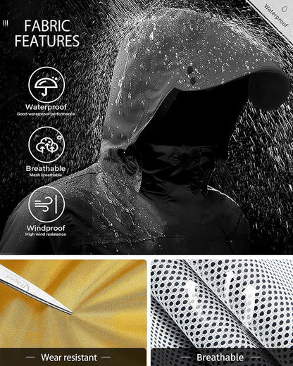 iCreek Rain Suit Waterproof Jacket - Image 3