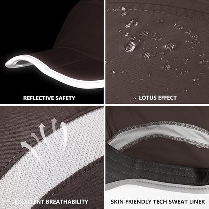 GADIEMKENSD Reflective Folding Outdoor Hat Unstructured Design UPF 50+ Sun - Image 6