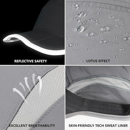 GADIEMKENSD Reflective Folding Outdoor Hat Unstructured Design UPF 50+ Sun - Image 6