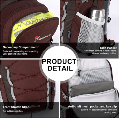 MOUNTAINTOP 25L/40L Hiking Backpack,Lightweight Travel Backpack for Men Women Outdoor Backpacking, Camping