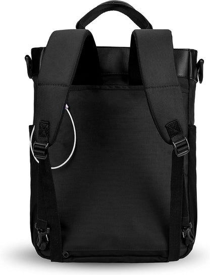 Sherpani Soleil, Anti Theft Convertible Backpack, 3 in 1 Tote Bag, Crossbody Bag, Cross Body Purse, 18L Travel Backpack, Travel Gifts for Women, RFID Protection, Fits 13” Laptop (Teal Lite)