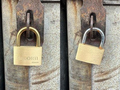 Weather Proof Lock, Keyed Alike Solid Brass Padlocks - Image 5