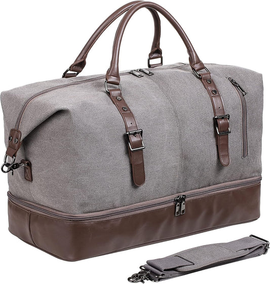 Weekender Overnight Bag Carry On Bag Travel Bag with Shoe Pouch