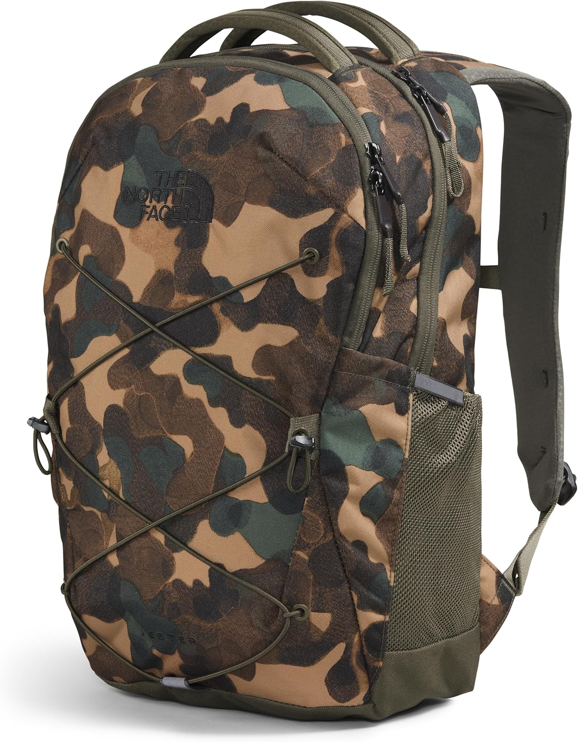 The North Face Jester Everyday Laptop Backpack, Utility Brown Camo Texture Print/New Taupe Green, One Size