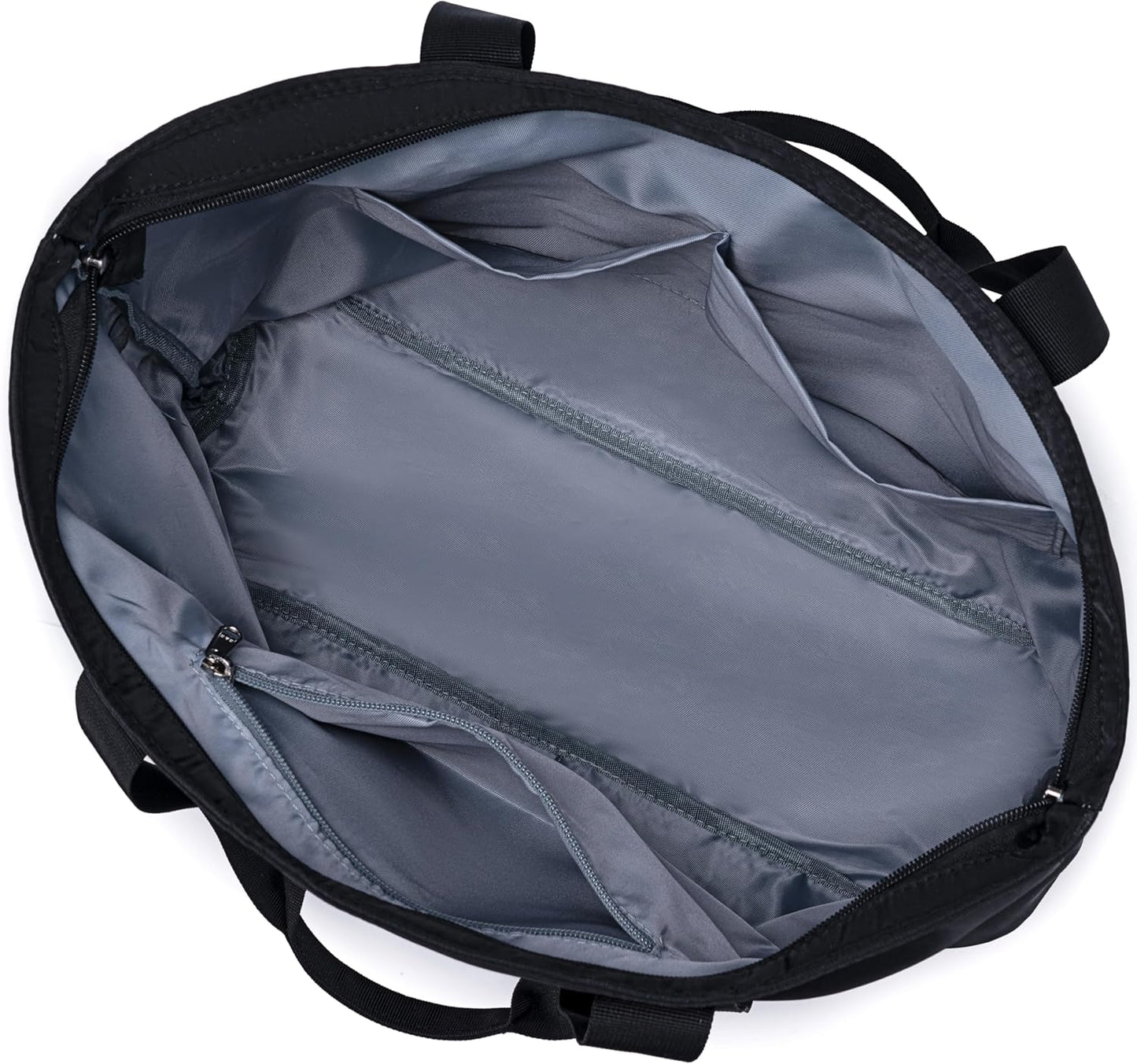 LEDAOU Beach Bags for Women, Beach Bags Waterproof Sandproof, Packable Beach Tote Bag with Zipper Travel Sports