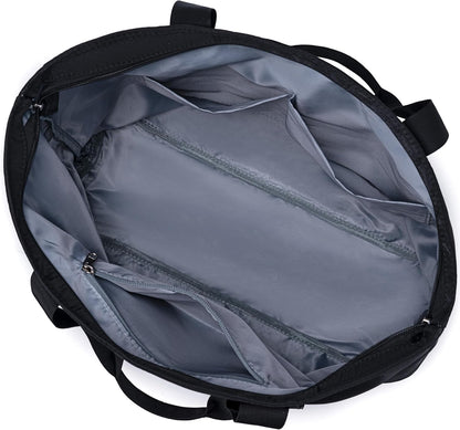 LEDAOU Beach Bags for Women, Beach Bags Waterproof Sandproof, Packable Beach Tote Bag with Zipper Travel Sports