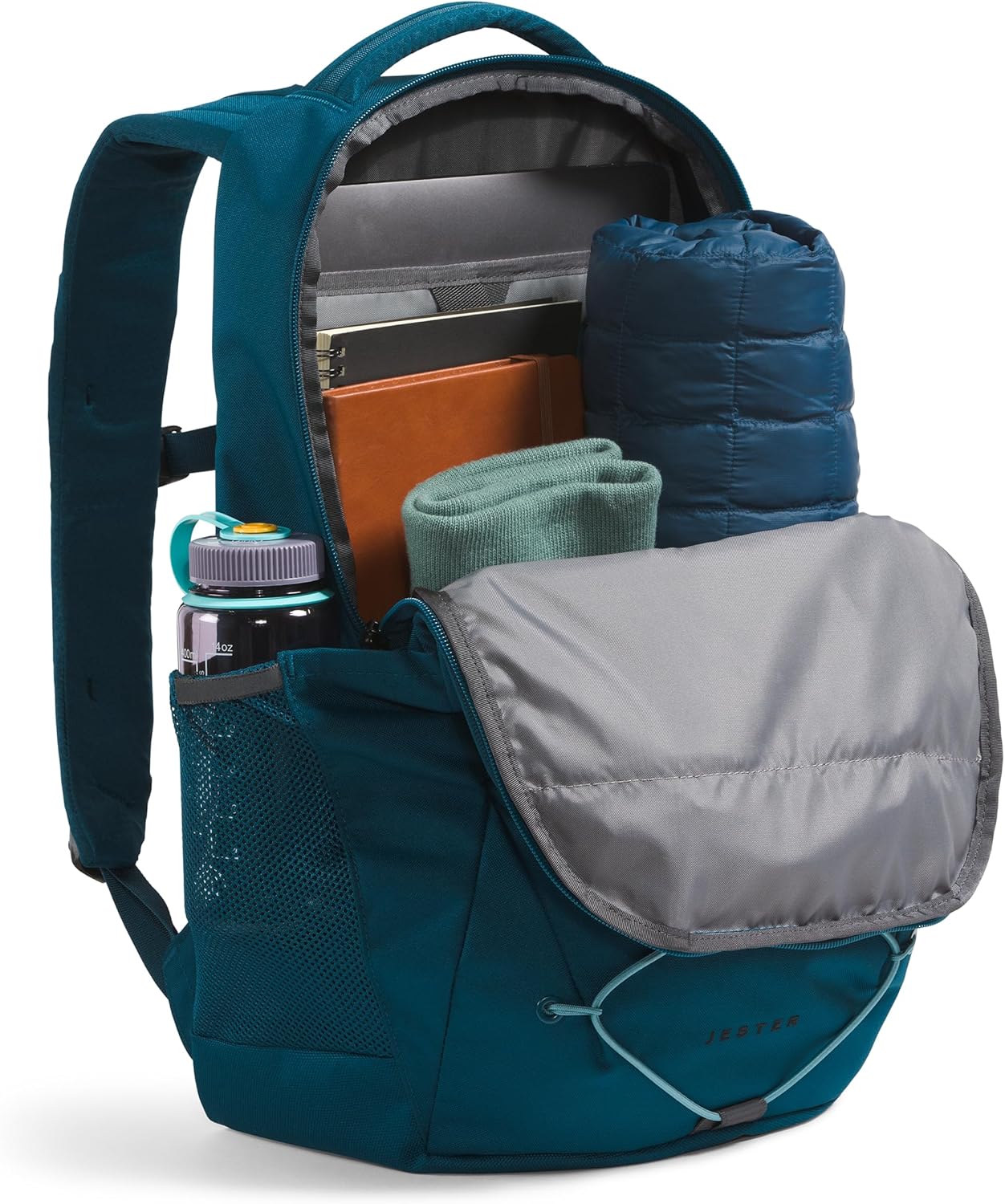 THE NORTH FACE Jester Everyday Laptop Backpack, Midnight Petrol/Algae Blue, One Size