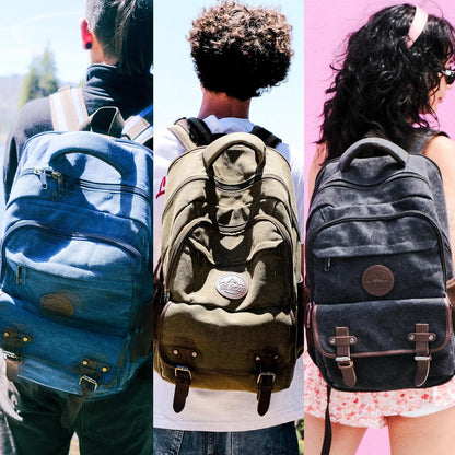 Ama Dablam Premium Original Canvas Backpack/ 17”Laptop/XL-30L/ Many Pockets | Strong Zippers | Thick Cotton | College Travel