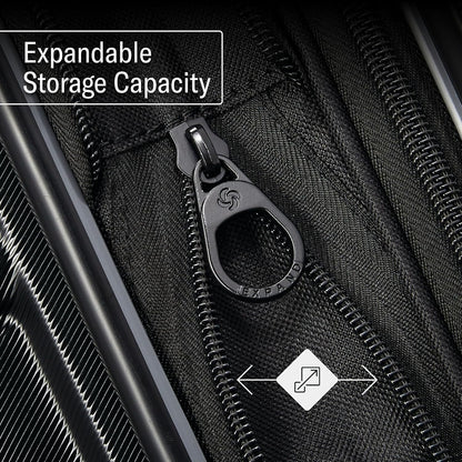 Samsonite Omni 2 28-Inch Large Checked Hardside Luggage with 360° Spinner Wheels - Scratch Resistant Hardshell - TSA Lock - Expandable Polycarbonate Shell for Lightweight Travel - Artic Silver