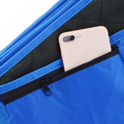 DOWN UNDER OUTDOORS Large Waterproof Windproof Extra Thick 350 GSM Quilted Fleece, or Sherpa Stadium Blanket