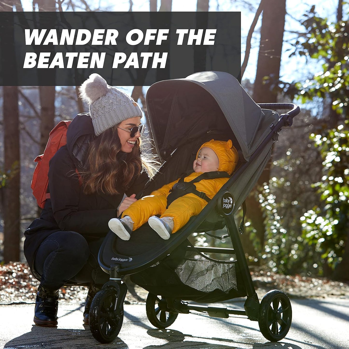 Baby Jogger City Mini GT2 All-Terrain Travel System Includes City GO 2 Infant Car Seat Opulent Black